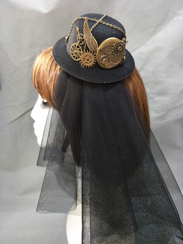 Party Show Decoration Hat Steampunk Hat Retro Lolita Accessories Gear Gay