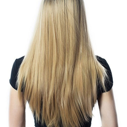 Synthetic Fiber Straight Long Pink Wigs For Women Good Wig