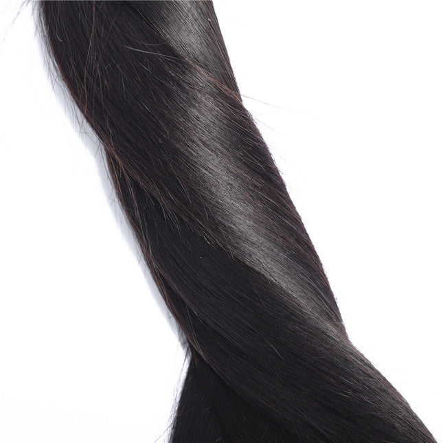 Europese En Amerikaanse Pruike, Regte Haar Weaves, Natuurlike Kleur, Gladde Haar Weaves