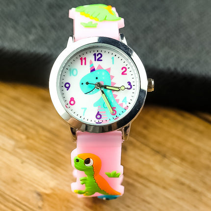 3D Silikoon Dinosourus Kinderhorlosie