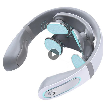 Draadlose Elektroniese Nekmasseerder 4D Shiatsu Servikale Masseerder Stywe Nekmasseerder Gesondheidsorg Terapie Puls Pynverligting