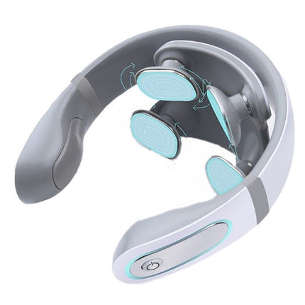 Draadlose Elektroniese Nekmasseerder 4D Shiatsu Servikale Masseerder Stywe Nekmasseerder Gesondheidsorg Terapie Puls Pynverligting