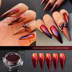 Black red gradient color