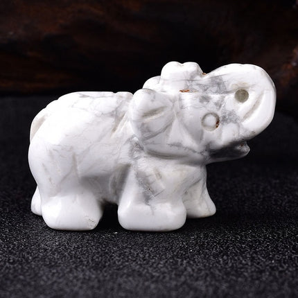 1 STK Natuurlike Kristal Rooskwarts Olifant Ametis Obsidiaan