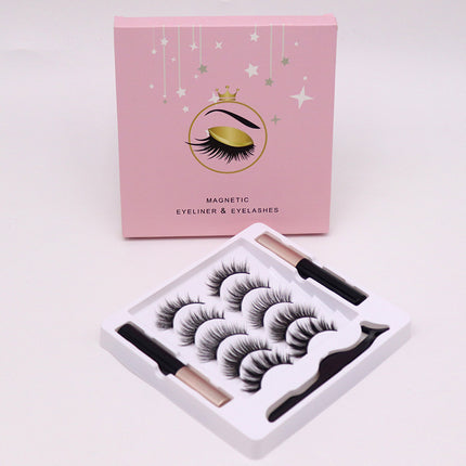 Magnetiese Wimpers Eyeliner Stel Langdurige Vals Nerf Waterdigte Oogwimpers Verlenging Herbruikbare Skoonheidsgrimeringinstrument