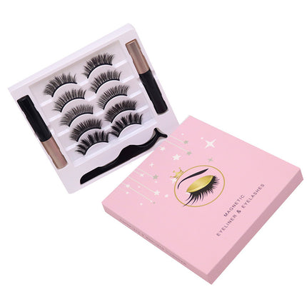Magnetiese Wimpers Eyeliner Stel Langdurige Vals Nerf Waterdigte Oogwimpers Verlenging Herbruikbare Skoonheidsgrimeringinstrument