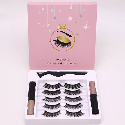 Magnetiese Wimpers Eyeliner Stel Langdurige Vals Nerf Waterdigte Oogwimpers Verlenging Herbruikbare Skoonheidsgrimeringinstrument
