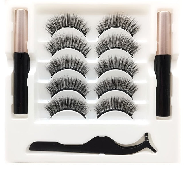 Magnetiese Wimpers Eyeliner Stel Langdurige Vals Nerf Waterdigte Oogwimpers Verlenging Herbruikbare Skoonheidsgrimeringinstrument