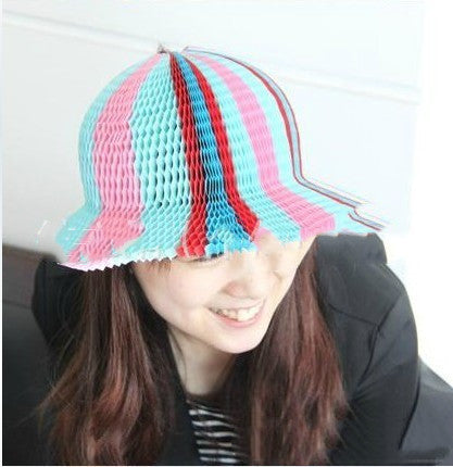 Magic Vase Hat Wholesale Ever-Changing Paper Hat Sun Hat Tourist Attraction