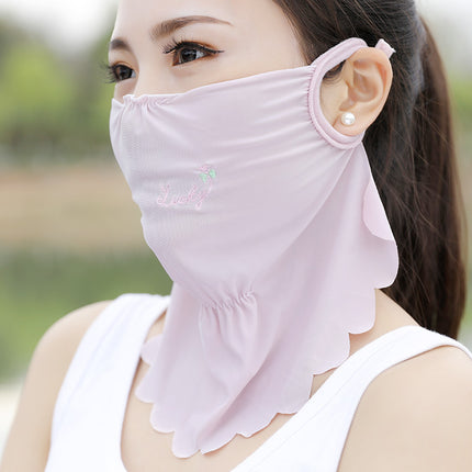 Grootoppervlak UV-beskermende, asemende sonskermmasker vir vroue