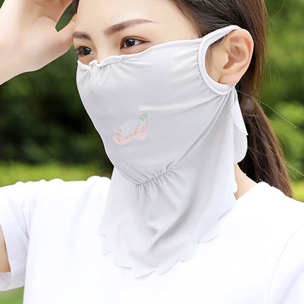 Grootoppervlak UV-beskermende, asemende sonskermmasker vir vroue