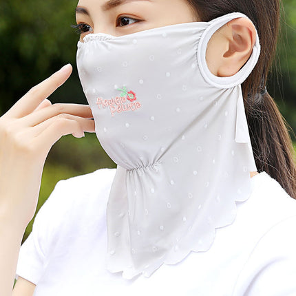 Grootoppervlak UV-beskermende, asemende sonskermmasker vir vroue