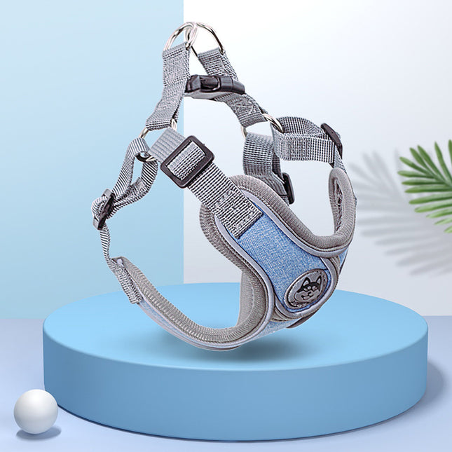 Dog Leash Vest Type Dog Walking Leash Teddy Corgi Fight Small And Medium-Sized Dog Chest Harness Dog