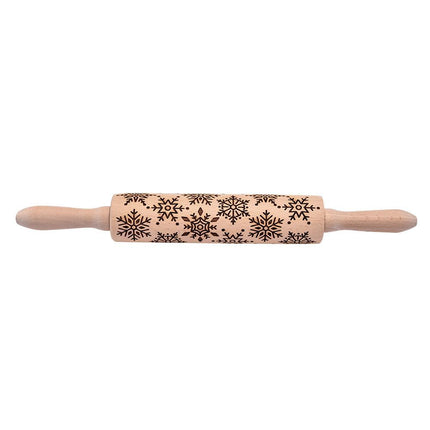 Christmas Snowflake Rolling Pin