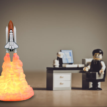 3D Printing Novelty Product Rocket Night Light