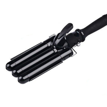 Small Curling Iron Water Corrugated Three-Tube Electric Curling Iron