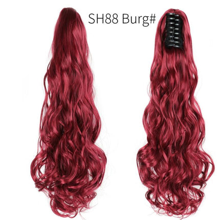 Fluffy Natural Lifelike Claw Clip Ponytail Wholesale