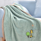 Green giraffe / 100x70cm