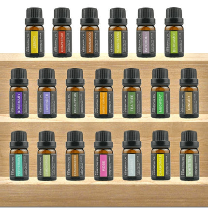 Aromaterapie Kers, Essensiële Olie, Gemmer, Absint, Roos Sandelhout Essensiële Olie, Geurig, Enkel Plantolie, Geurboks.