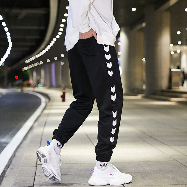 Men'S Spring Fashion Leisure Pants New Youth Boys' Loose Small Feet White Sports Pants