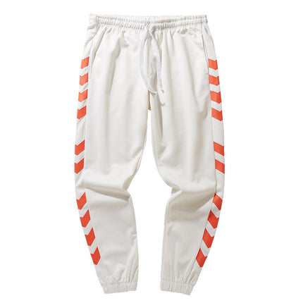Men'S Spring Fashion Leisure Pants New Youth Boys' Loose Small Feet White Sports Pants