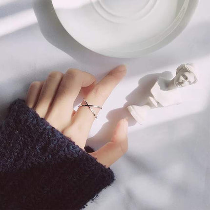 Sterling Silwer Vroue-juweliersware, Groot Retro Ringe, Dames Verstelbare Ringe