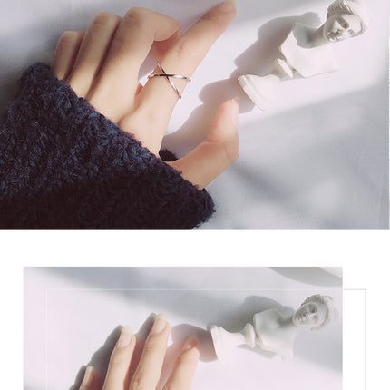 Sterling Silwer Vroue-juweliersware, Groot Retro Ringe, Dames Verstelbare Ringe