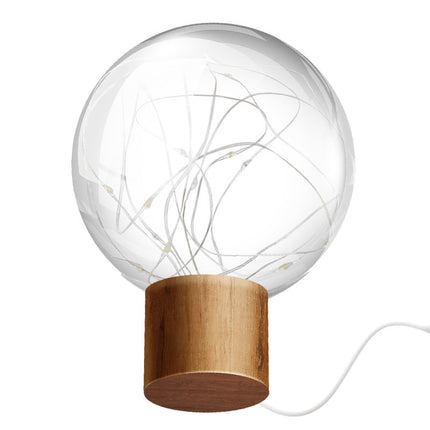 LED Crystal Ball Light Fairy Lamp USB Charging Wire String Table Lights For Party Wedding Christmas Bedroom Decoration