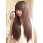 Flax yellow with bangs