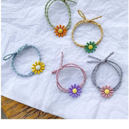 Letterkunde En Kuns Klein Madeliefie Haarring Elegante Styl Lieflike Blom Haarrekkie Baba Haarrekkie Pak
