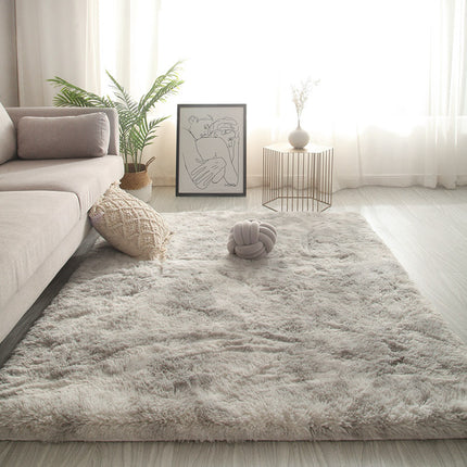 Plush Vloermatte Onder Die Bed In Die Vertrek Koffietafel