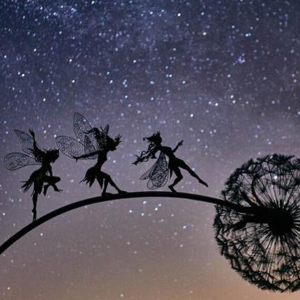 Flower Fairy Garden Miniature Sculptures Fairy Garden Mythical Faery Garden Dandelion Figurine Fairies Pixies Decor