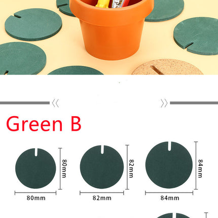 Cute Creative Coaster Mat Cactus Potted Plants Shape Cup Mat Heat Insulation Pad Table Decoration Kitchen Accessories