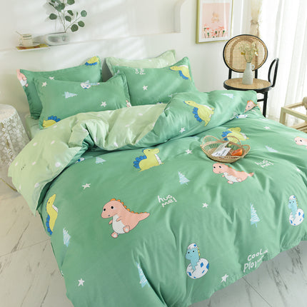Geskenk Aloe Katoen Lakens Duvet Oortreksel Lakens Vierstukstel