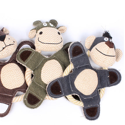 T-MENG Pet Dog Toys Make Sounds Solid Resistance To Bite Playable Funny Chew Squeaky Pet Toy For Small Medium Large Dogs Cachorr