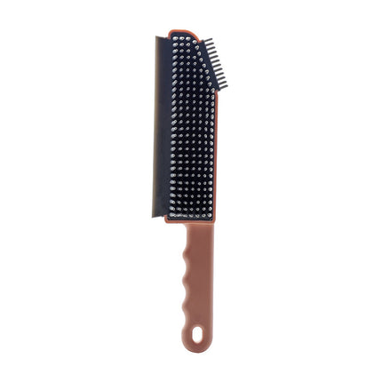 Kitchen Bathroom Countertop Floor Window Silicone Multifunctional All Purpose Cleaning Brush Crevice Brush Scraper Brush Cleaner