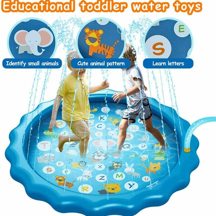 Toys For Kids Boys Girls Spray Pool Sprinkler Pad Water Spray Pad Splash Play Mat Toys Inflatable Splash Play