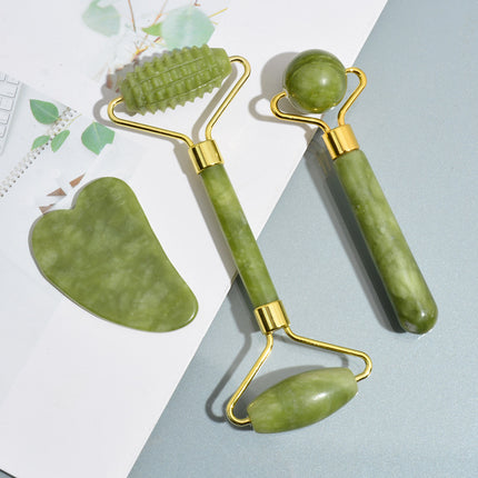 Masseerroller Met Drie Stelle Gesigsjademasseerder
