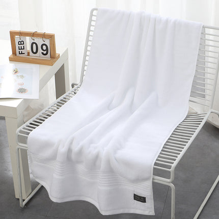 Suiwer Katoen 500g Badhanddoek Verdikte Sag Absorberend Hotel Skoonheidsalon Geskenk Groot Handdoek Vervaardiger Groothandel Pasgemaakte Logo