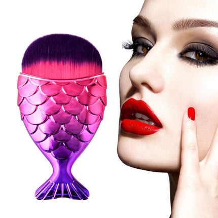 Visgraat Make-up Borsel Visstert Onderste Borsel Poeier Bloosgrimering Skoonheidsmiddels Borsels