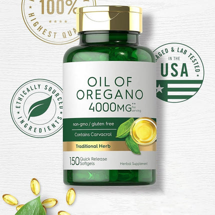 Gesondheidsorgprodukte Oregano-oliekapsule Voedingsaanvulling Sagte Kapsules