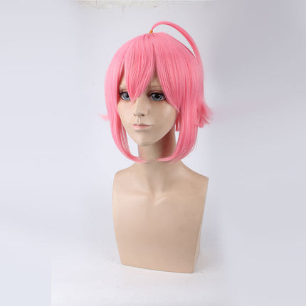 Pienk omgekeerde cosplay pruik