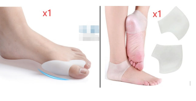 1 Paar Silikoon Voetversorging Hallux Valgus Korrigeerder
