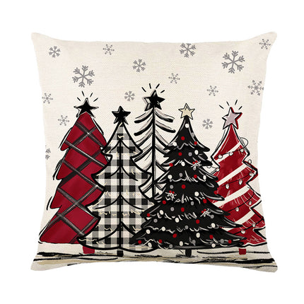 Christmas Cushion Cover Pillowcase Merry Christmas Decor For Home Xmas Ornament Happy NewYear Gift