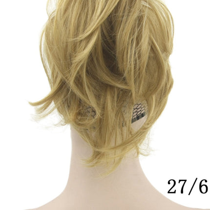 Grip ponytail short hair female curly hair wig flexible hair ponytail