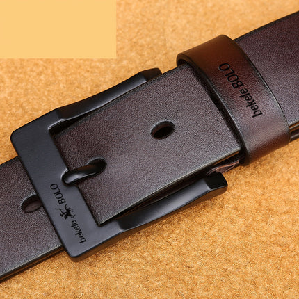 Simple And Versatile Men's Pin Buckle Belt