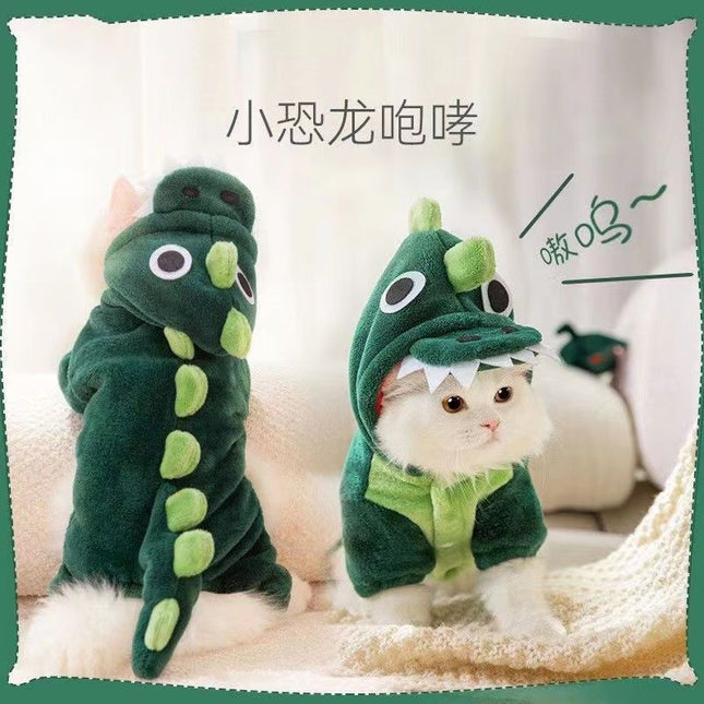 Cat Pet Clothing Anti-lint Winter