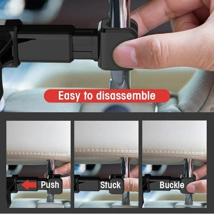 Compatible with Apple, Car Rear Pillow Phone Holder Tablet Car Stand Seat Rear Headrest Mounting Bracket For IPad Mini Tablet