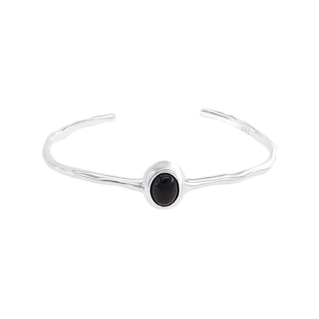 Elegante Koudvoel Aquamaryn Armband Vir Vroue