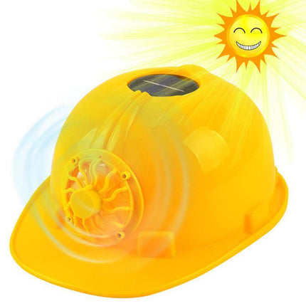 ComfyWorker Tm  Solar Fan Helmet